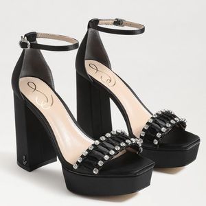 Sam Edelman Rhinestone Platform Heels
